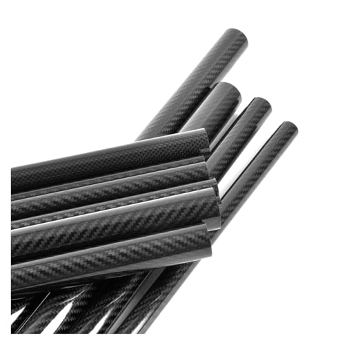 Image of 2pcs Carbon Fiber Tube Twill Glossy Length 500mm Diameter 5mm to 32mm(7mmx5mm 2PCS)