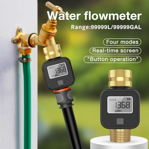 Débitmètre d'eau numérique avec écran LCD pour une surveillance précise