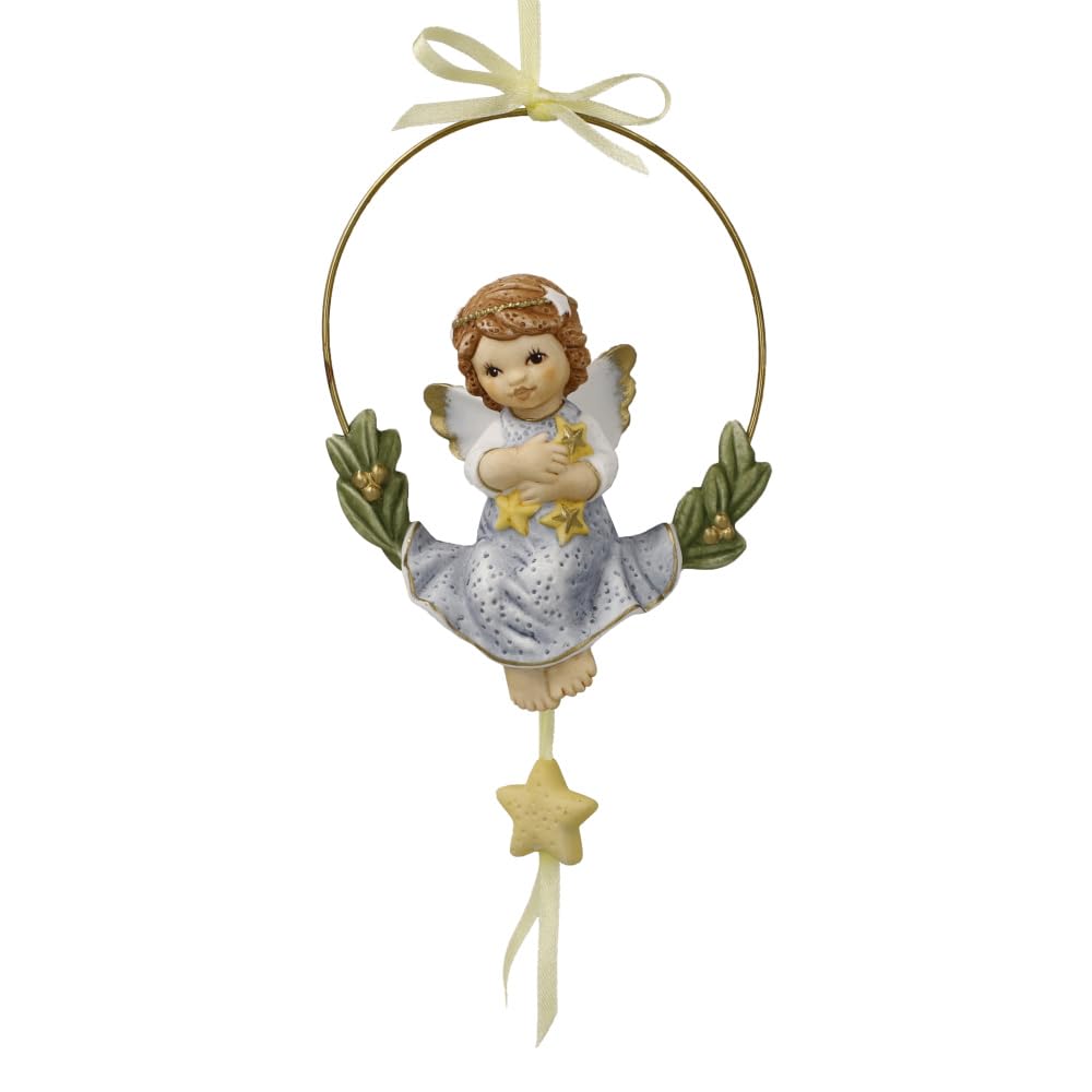 Goebel Hanging Ornament Dreamy Starry Age Guardian Angel Nina & Marco