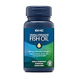 GNC Triple Strength Omega 3 Fish Oil 1000mg, 30 Count, Supports Joint, Skin, Eye, and Heart Health