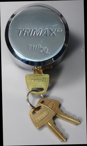 Image of TRIMAX THP2XL Trailer Door Lock, 2-Pack Keyed Alike, Bundled w /Keychain