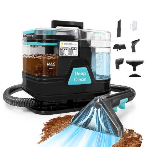 Portable Carpet Cleaner Machine,18Kpa,Handheld,Mini,Spot Extractor for Pet