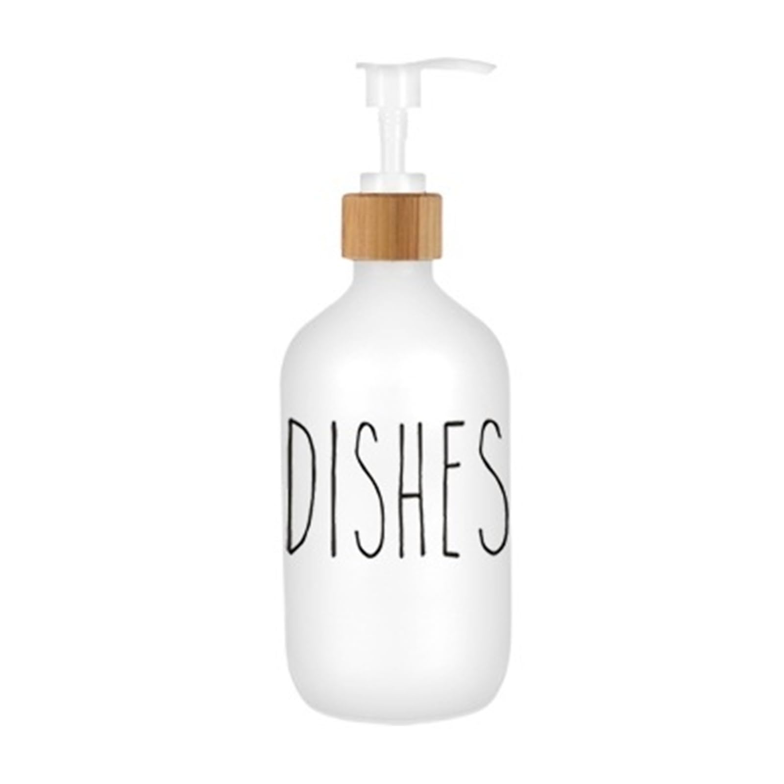 Pump Bottle Dispenser 500ml Dish Soap Bottle Dispenser Refillable Bathroom Hand Shampoo Shower
