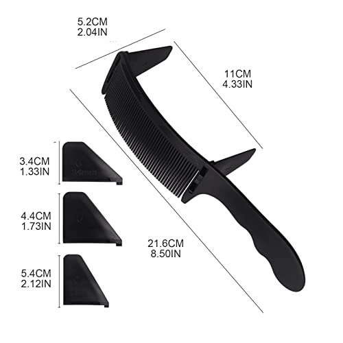 Peine Curvo Profesional Antiestático para Corte de Cabello miniatura 6