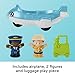 Fisher-Price Little People Toddler Toy Everyday Adventures Airport Playset with Airplane for Preschool Pretend Play Ages 1+ Years