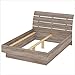 Tvilum Scottsdale 2 PC Full Platform Bed Set in Truffle