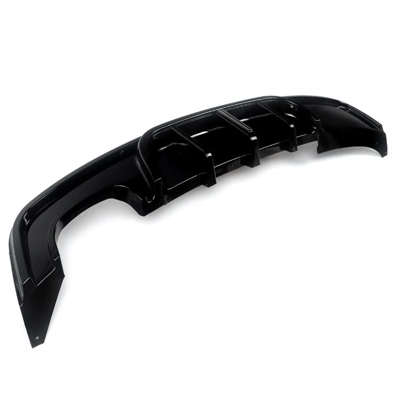 Rear Bumper Diffuser for Car for BMW Series 1 E82 M Sport 2007 2008 2009 2010 2011 2012 2013,Diffuser Rear Bumper Spoiler Decorative Protector,A-Glossly Black