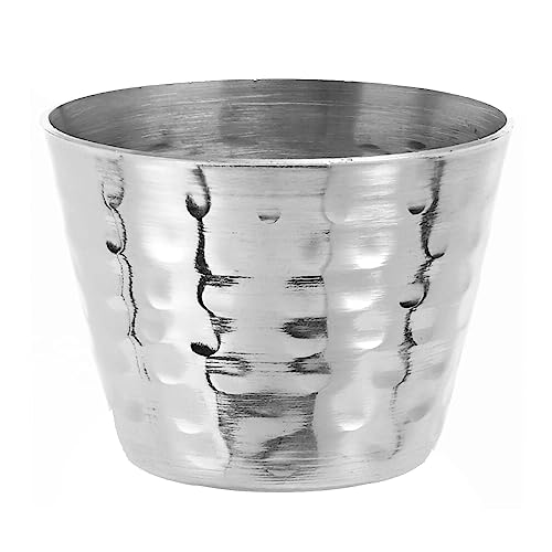 American Metalcraft HAMSC Hammered S/S 2.5 Oz Sauce Cup - Dozen
