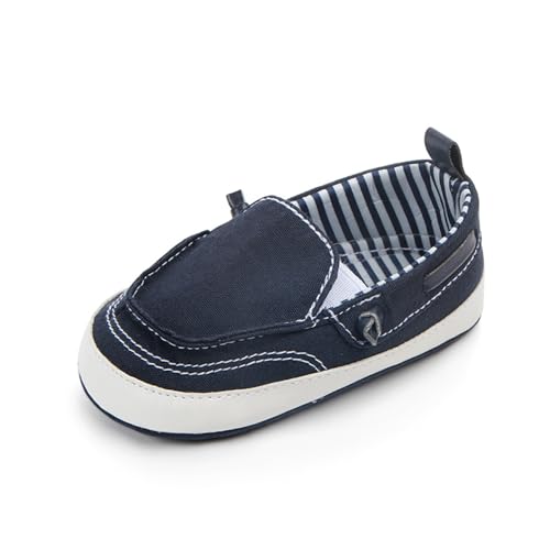 Baby Slippers Shoelaces Solid Stripes Low Cut Unisex Denim Fashion Casual Classical Crib Shoes