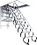 Electric Loft Ladder Stealth Telescoping Ladder Pull Down Attic Ladder Remote Control Alloy Steel Attic Stairs Ceiling Folding Ladder