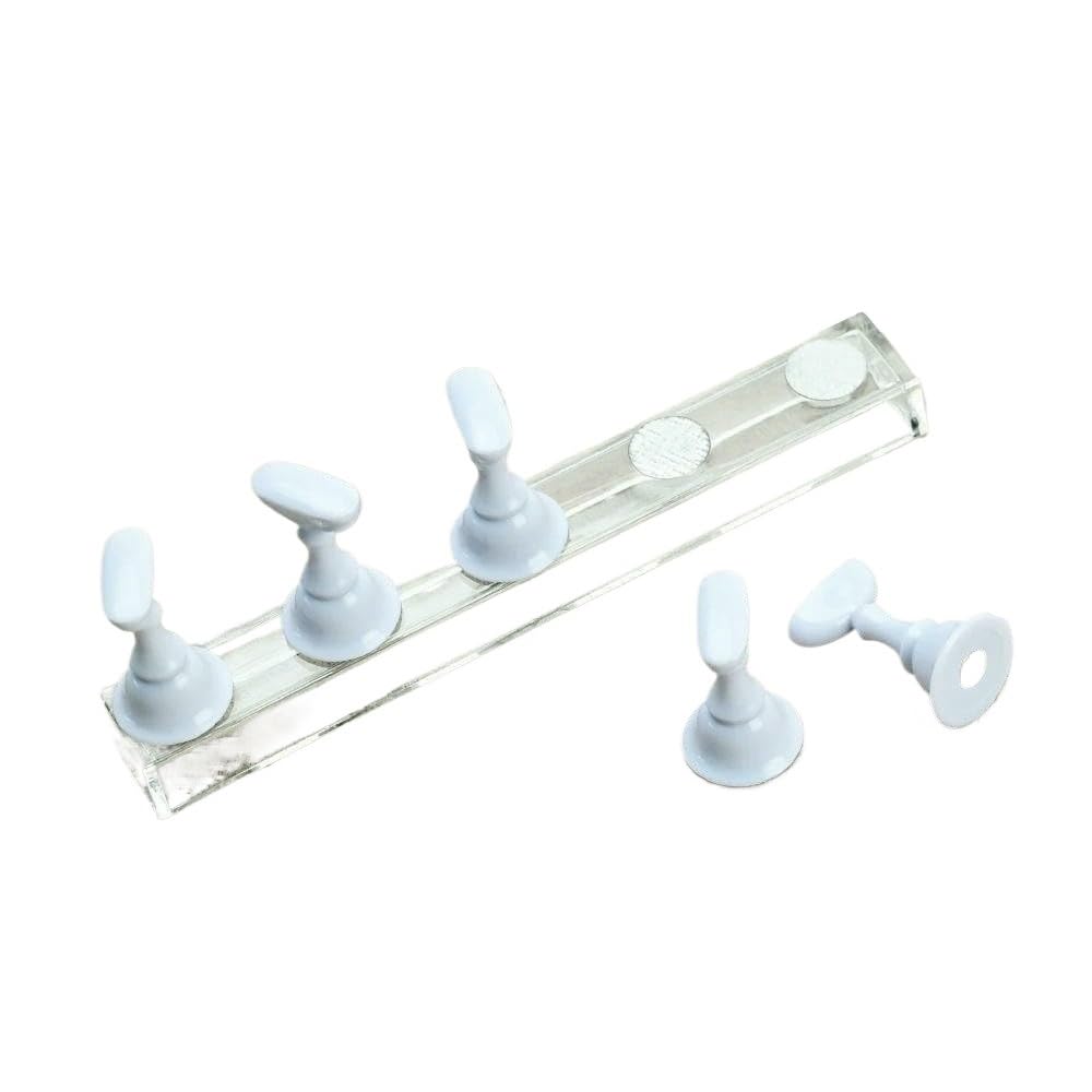 NDLHXKFRP Acrylic Nail Stand Display, Nail Art Practice Display Stand Holder For Gel Polish(Td007-19)