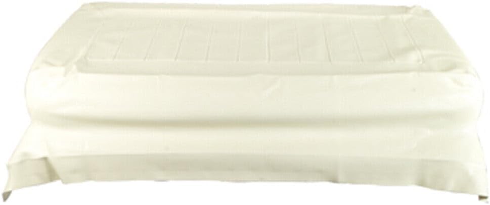Buggies Unlimited Golf Cart Front Seat Bottom Cover for Yamaha G8/G11/G14/G16/G19/G20/G22 | Compatible with 1990-2007 Models (White)
