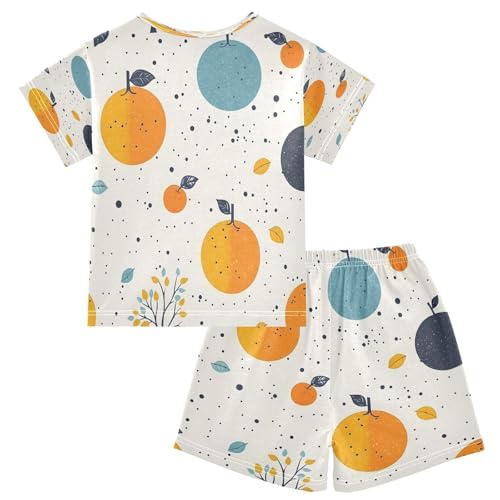 senya Short Sleeve Pajamas Sets Summer Cotton Sleepwear Blue Grey Orange2