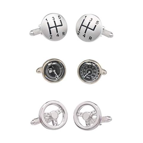 Motoring Cufflinks Gift Set of 3 Pairs Cover