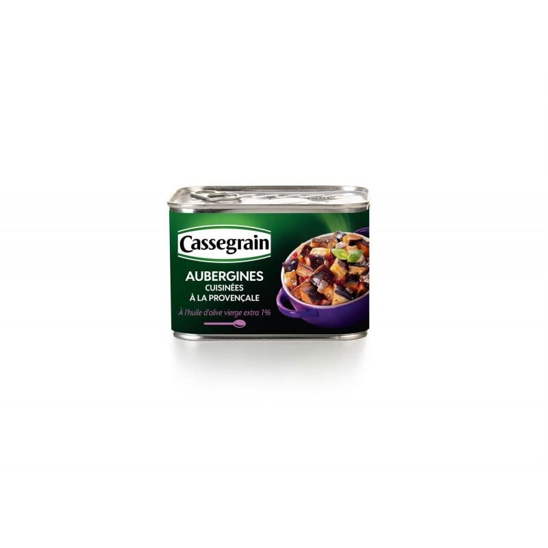 CASSEGRAIN - Confit D'Aubergines 4/4 660G - le Lot De 3