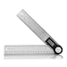 Produktbild Tacklife MDA02 Digitales Winkelmessgerät und Lineal, Messbereich 0 - 400 mm und 000,0 ° - 999,9 °