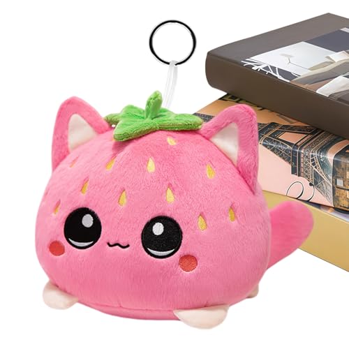 Imagen de Genérico Gato De Peluche- Muñeco con Figura De Gatito Fresa De Dibujos Animados pelucheDe Gato De Peluche