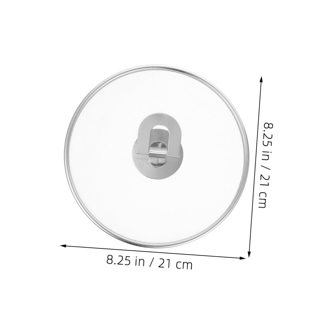 Unomor 2pcs Stainless Steel Spatter Oil Cover Cooking Screen for Frying Pan Grease Splatter Guard with Foldable Knob Fit for Frying and Boiling Easy to Clean