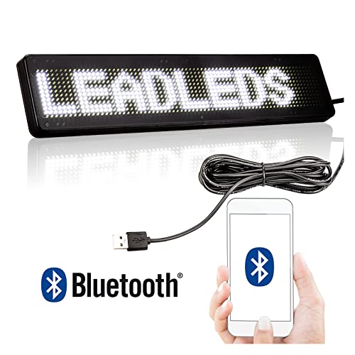 Evita la falta de visibilidad con el Panel LED de coche programable para ventanas traseras 3