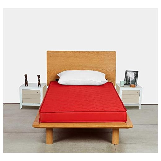 Sleepwell Starlite Discover Firm Foam Single Mattress (72x35x4 Inches)