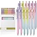 Mr. Pen- Retractable Gel Pens, 12 Pack, Black Ink Gel Pens Fine Point 0.5mm, Gradient Barrel, Fast Dry