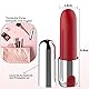 BDSMYEE Mini-Vibrator Vibrationseier für G-Punkt Klitoris Stimulator, Bullet Vibratoren mit Zehn Band Vibrator, Sexspielzeug für schwule, Paare, Frauen Reisen (rot)