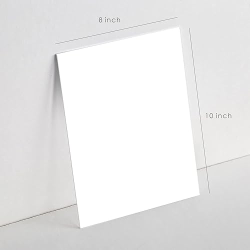 Miniatura 79 de UNIQOOO Paquete de 6 letreros acrílicos esmerilados en blanco para mesa de boda, 11 x 14 pulgadas, hoja acrílica para soporte de números de mesa