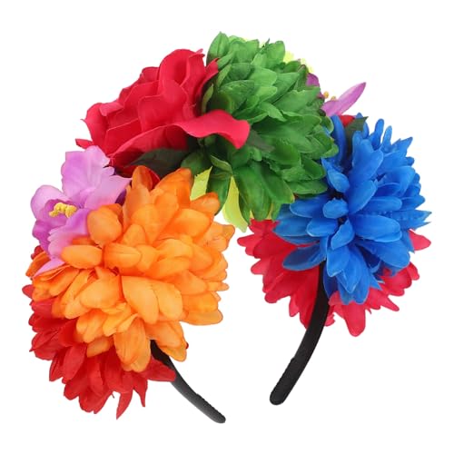 Fleurs artificielles en couronne de roses mexicaines pour femmes minkissy
