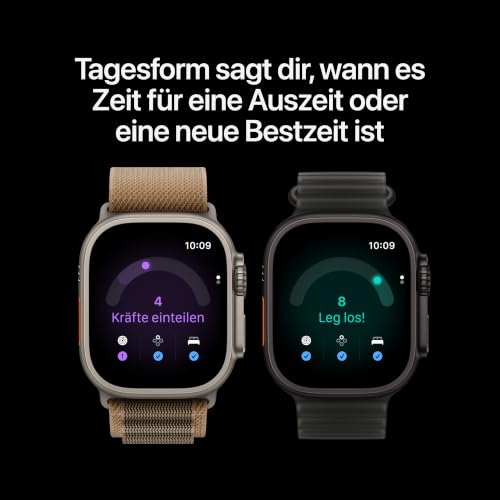 Apple Watch Ultra 4 GPS + Cellular, 49 mm Titangehäuse Schwarz