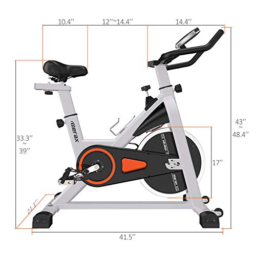 Merax Indoor Cycling Bike 30Lbs Flywheel - Stationary Exercise Bike with LCD Monitor, Phone Holder and Oversize Soft Saddle - Home Fitness Guru Merax Indoor Cycling Bike 30Lbs Flywheel - Stationary Exercise Bike with LCD Monitor, Phone Holder and Oversize Soft Saddle - Image 8
