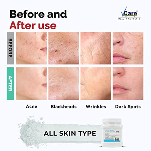 Image of Vcare Jelly Ocean Mineral Tea Peel Off Mask For Facials Skincare |Face Mask Powder 250g - Facial Skin Care Product for Women Smoothing, Moisturizing, Cleansing, Refreshing