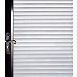 DUOFIRE Window Film Blinds Pattern Privacy Window Film Glass Film Static Cling Glass Film No Glue...