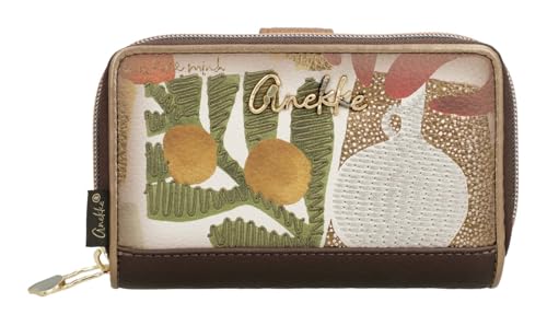 Porte-monnaie Anekke RFID Amphora marron pour femme