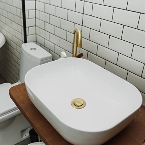 Danco Bathroom Sink Pop-Up Stopper Replacement For Lavatory Pop-Up Drain Assembly, Polished Brass, 11044 #TOP1