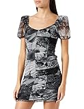 Desigual Vest_Marsella Vestido Casual, Negro, M para Mujer