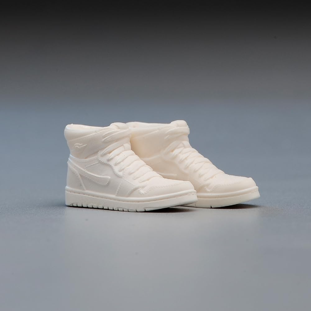 1/12 Male Female White Sport Fastion Shoes Model for 6" AM116 Action Figure Body