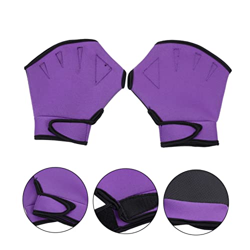 Sosoport 4 Pares Luvas De Auxílio À Natação Luvas De Natação De Náilon Luvas De Treino Para Homens R