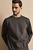 Uneek 300g Plain Classic Crewneck Sweatshirt -Heather Grey - Medium #3