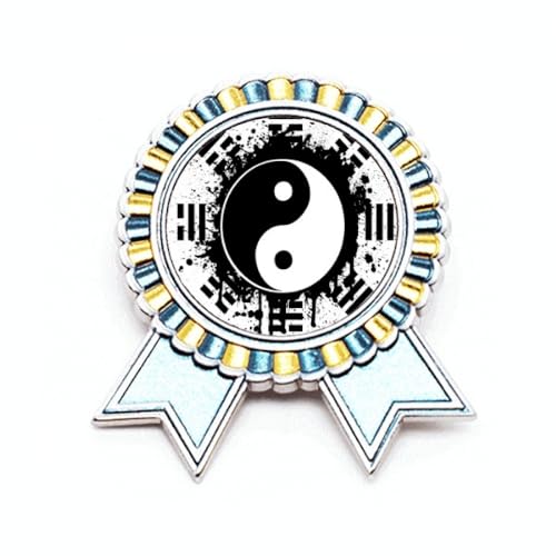 Broche Taiji Yin-Yang pour personnaliser un manteau et affirmer son style zen