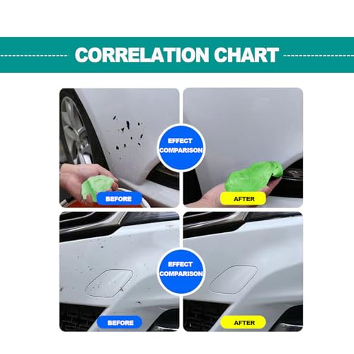 4er Pack 100g Car Clay Bar Auto Detailing Magic Clay Bar für Autowäsche Auto BLAU - Bild 9 von 22