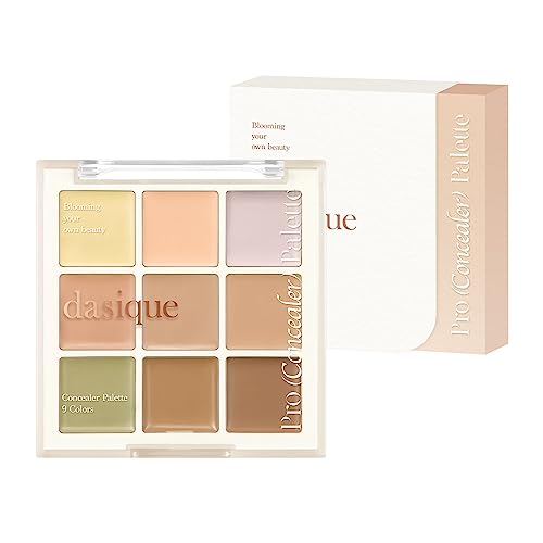 Dasique Pro Concealer 02 Couverture Moyenne, Palette anti cerne et correcteur de teint à couvrance modulable, fini naturel longue tenue, correcteur...