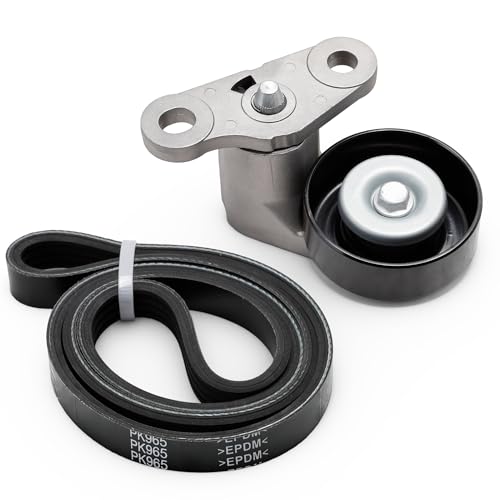 Loautong 90K-38159 A/C Belt Tensioner Kit for Chevy Tahoe 00-08, for GMC Yukon 00-08, for Silverado/Sierra 1999-2008, for Escalade/Avalanche 2002-2008, Serpentine Belt Tensioner Kit 38159 ACK040378HD