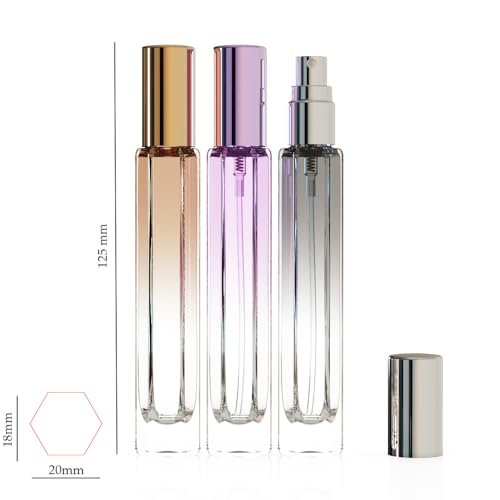 10ML 5PCS Glass Refillable Perfume Travel Bottle,Mini Pocket Size Portable For Traveling and Outgoing,Empty Atomizer Cologne Spray Bottles with Funnel4