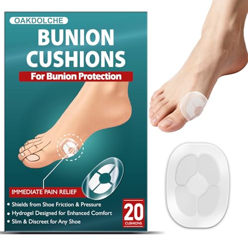 OAKDOLCHE 20Ct Hydrogel Bunion Cushions