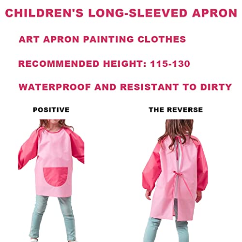 PLABBDPL Grembiule da Pittura Bambini,5-11 Anni