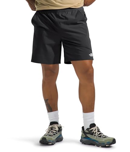 The North Face Men's Wander Short 2.0 - Moisture Wicking, Water Repellent Finish, Internal Drawcord, TNF Black, Medium Regular