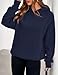 PRETTYGARDEN Womens Oversized Hoodies Fleece Sweatshirts Fall Fashion 2026 Long Sleeve Pullover Tops Y2k Winter Clothes (Navy Blue,XX-Large)