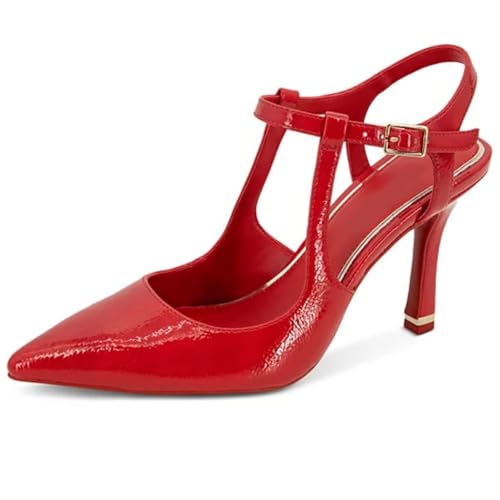 Women's Slingback Pumps Closed Pointed Toe Adjustable Ankle Strap Stiletto Heel Pumps Office Comfortable Dress Party Dating Festival Wedding Vacation Pumps Shoes