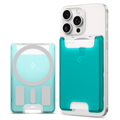 Spigen Ultra Hybrid (MagFit) Magnetic Wallet Transparent Card Hol...