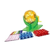 JunZheHub Mini Lottery Balls Machine Lottery Machine with Balls Lotto Game Bingo Game Set for Kids, Double Color Balls
